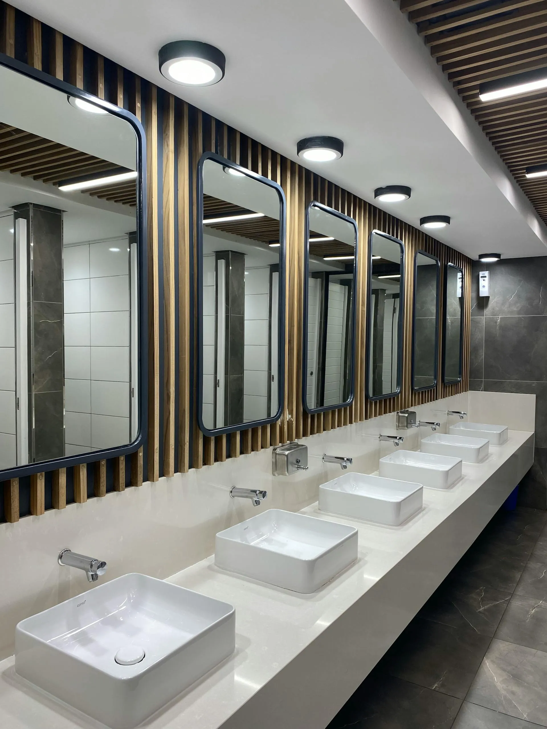 Commercial washroom renovation