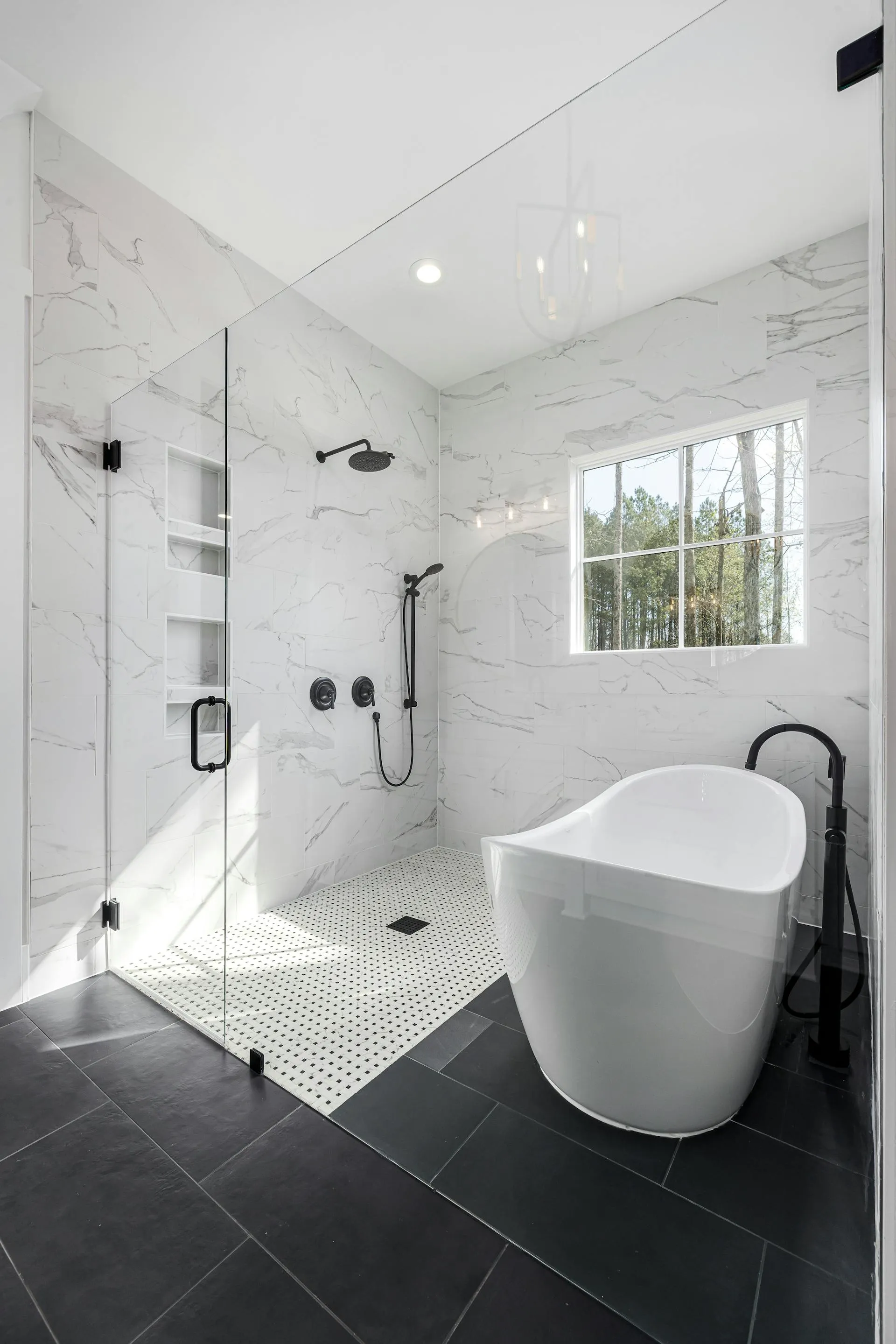 Modern bathroom renovation